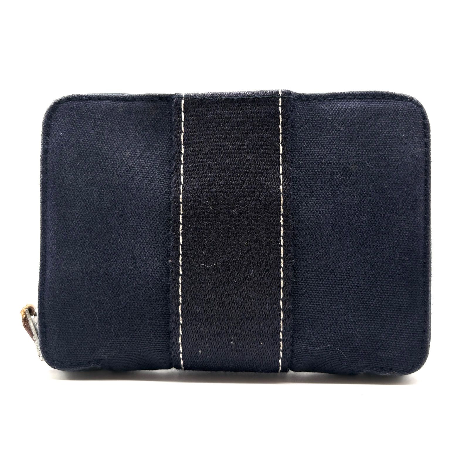 HERMES エルメス フールトゥ パースPM ラウンドファスナー コットン 