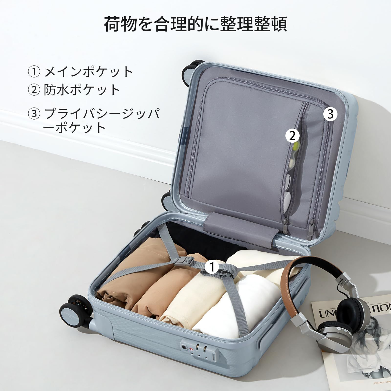 【在庫セール】[Hanke] キャリーケース スーツケース SSサイズ 超軽量 Amazon | [Hanke] スーツケース 機内持ち込み LCC 対応 キャリーケース