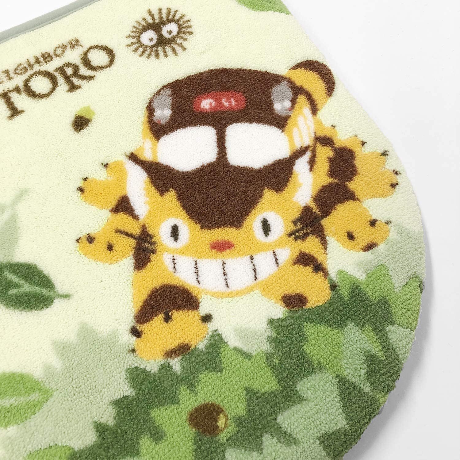となりのトトロ なかま 洗浄便座ふたカバー トイレマット スリッパ ペーパーホルダーカバー 4点セット グリーン