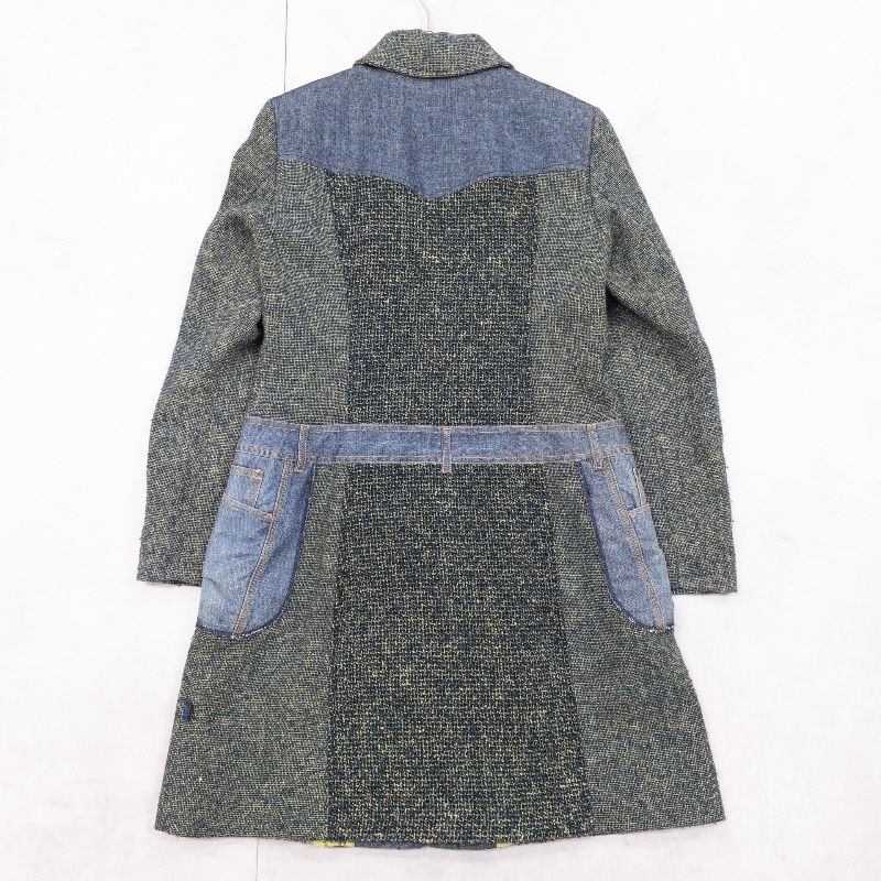 ◎CHRISTIAN LACROIX クリスチャンラクロワ ロングコート ツイード 