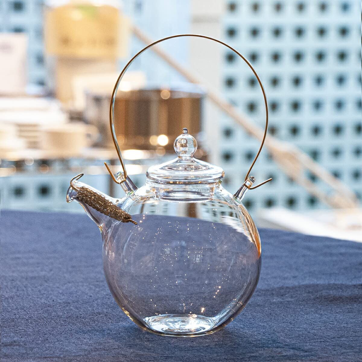 新品 BOSILICA 硝子工房Craft-U（クラフト・ユー）まんまるポット　1.0L【日本製】
