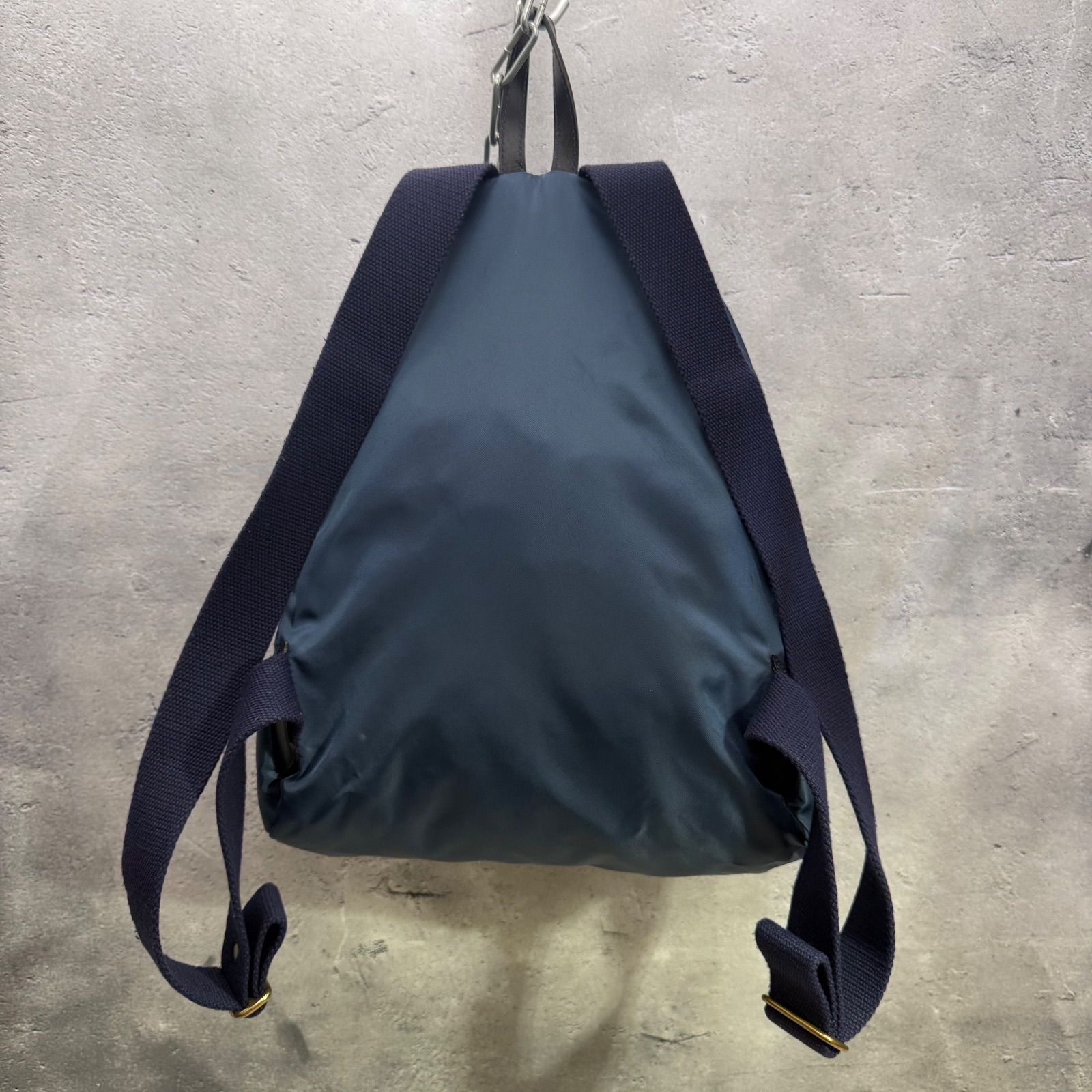 Felisi 17-56 リュック バックパック ナイロン レザー ネイビー
