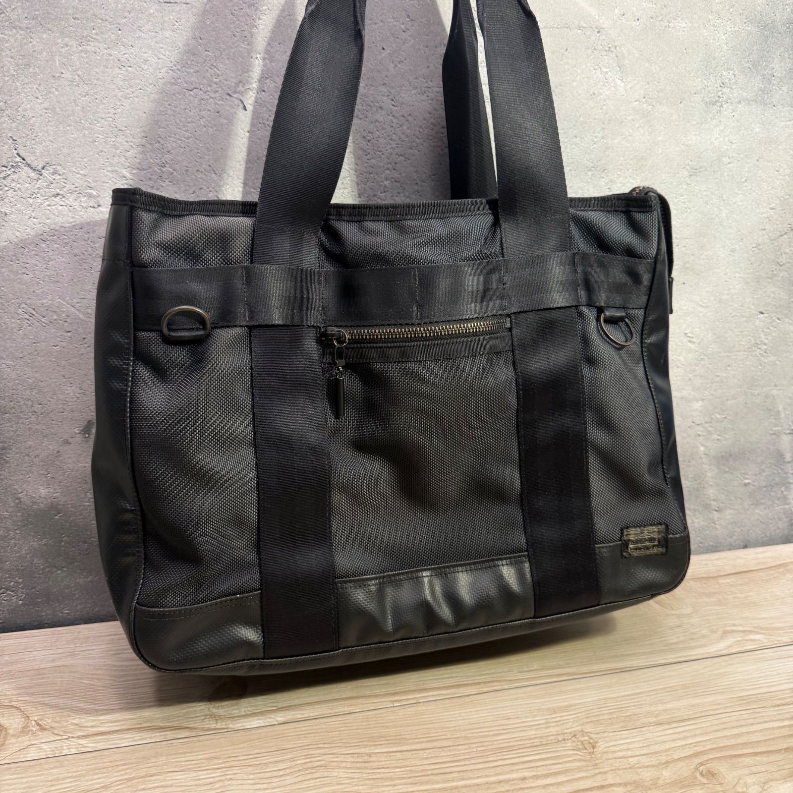 未使用級✨　PORTER　HEAT　トートバッグ　ビジネスバッグ　ナイロン PORTER HEAT ビジネスバッグ トート ブラック ナイロン 吉田カバン