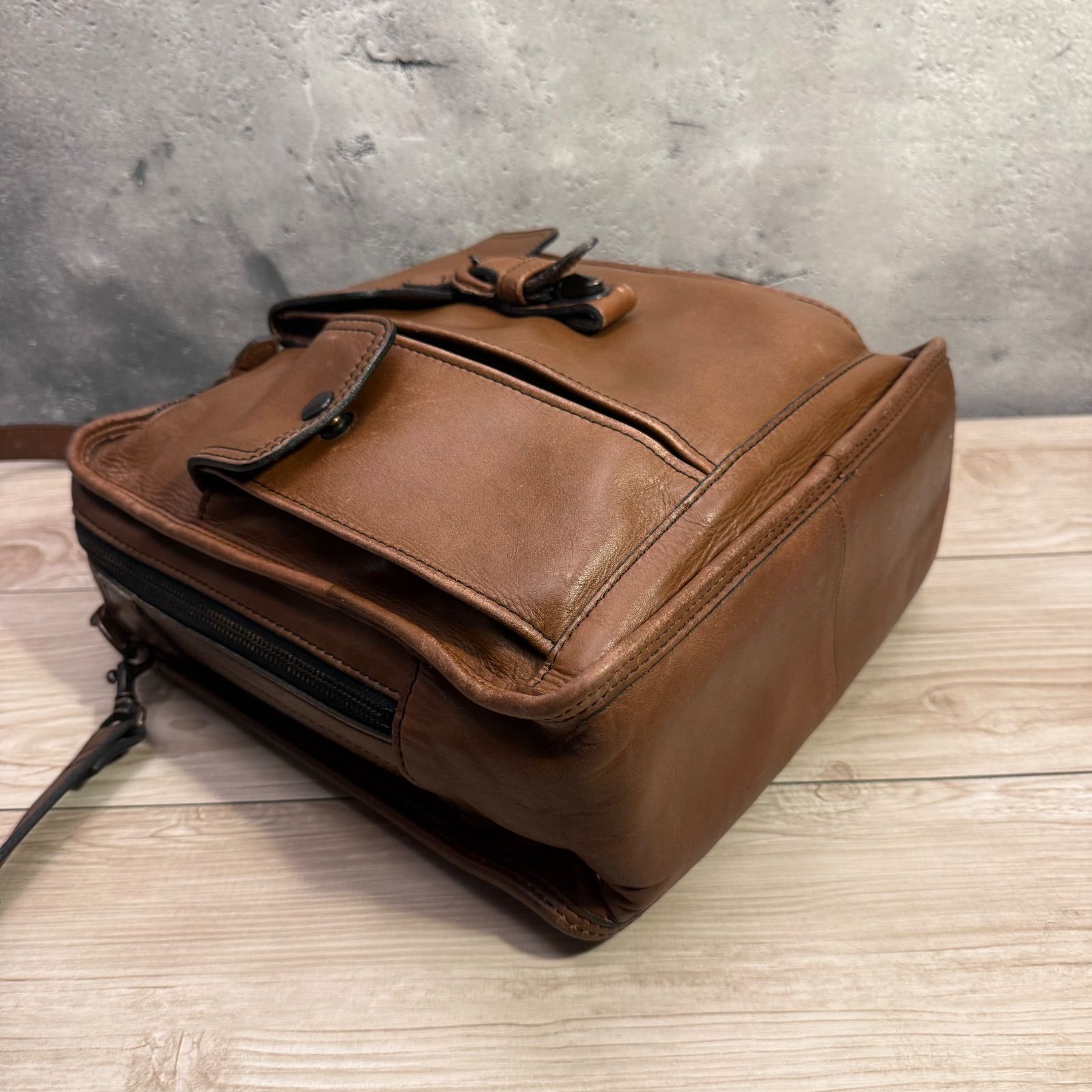 PORTER BARON ポーター バロン 2WAY レザー ショルダーバッグ ブリーフ