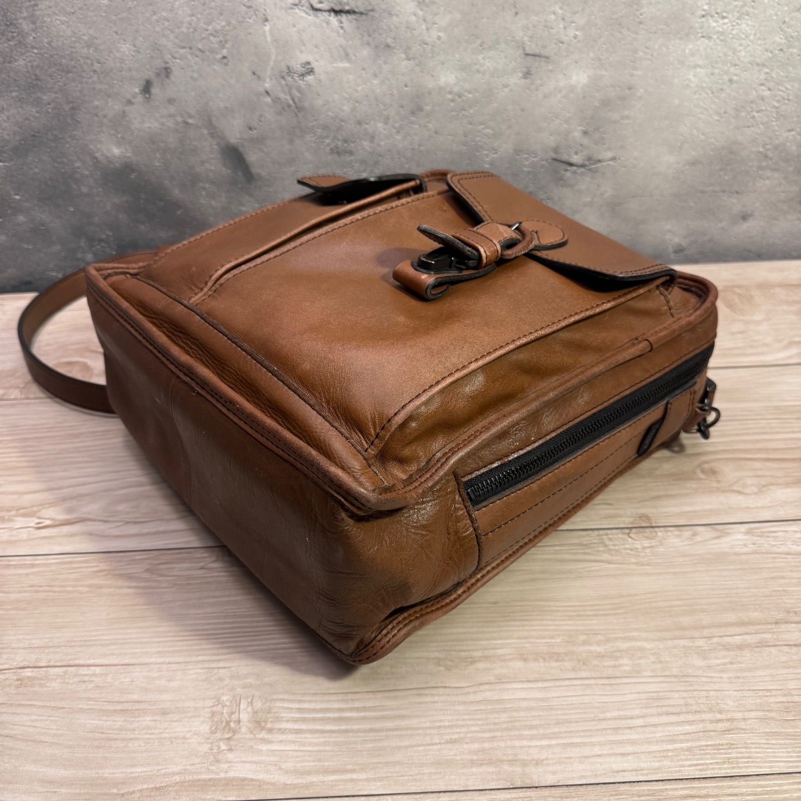 PORTER BARON ポーター バロン 2WAY レザー ショルダーバッグ ブリーフ