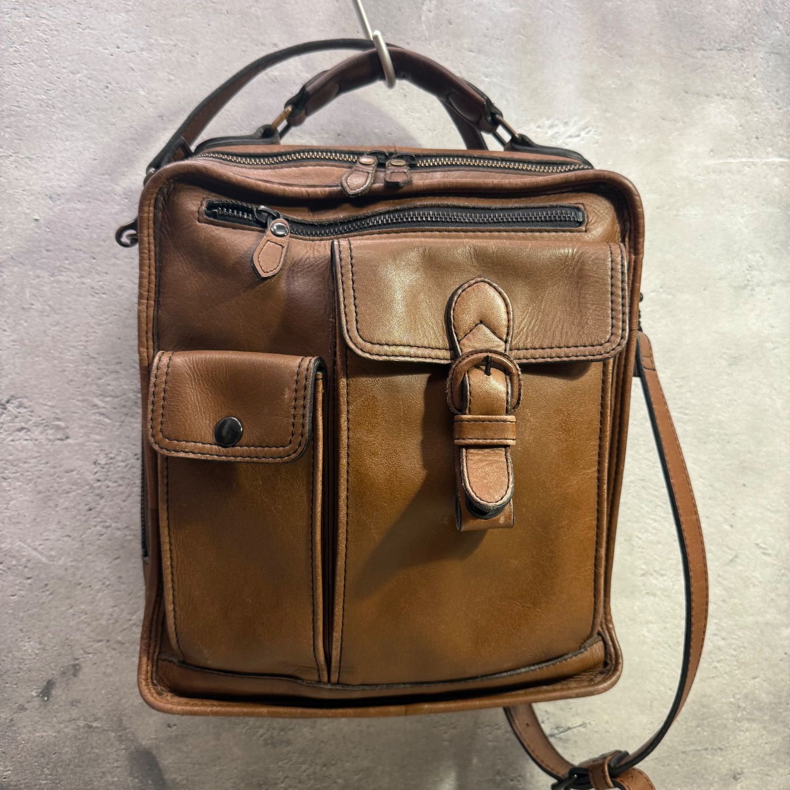 らーめんPORTER BARON 本革レザー ショルダーバッグ PORTER / ポーター BARON/バロン/レザー/ショルダーバッグ/本革 メンズ