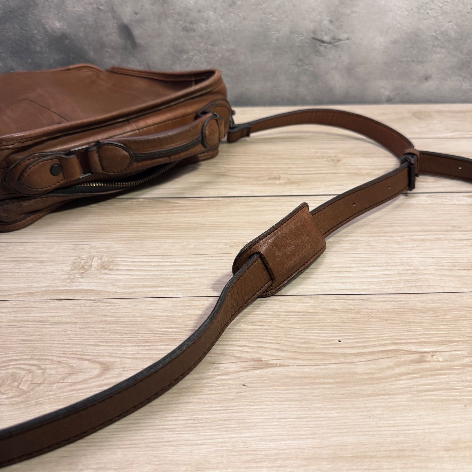 PORTER BARON ポーター バロン 2WAY レザー ショルダーバッグ ブリーフ