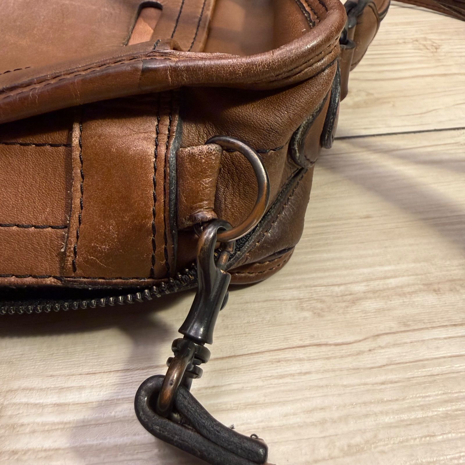 PORTER BARON ポーター バロン 2WAY レザー ショルダーバッグ ブリーフ