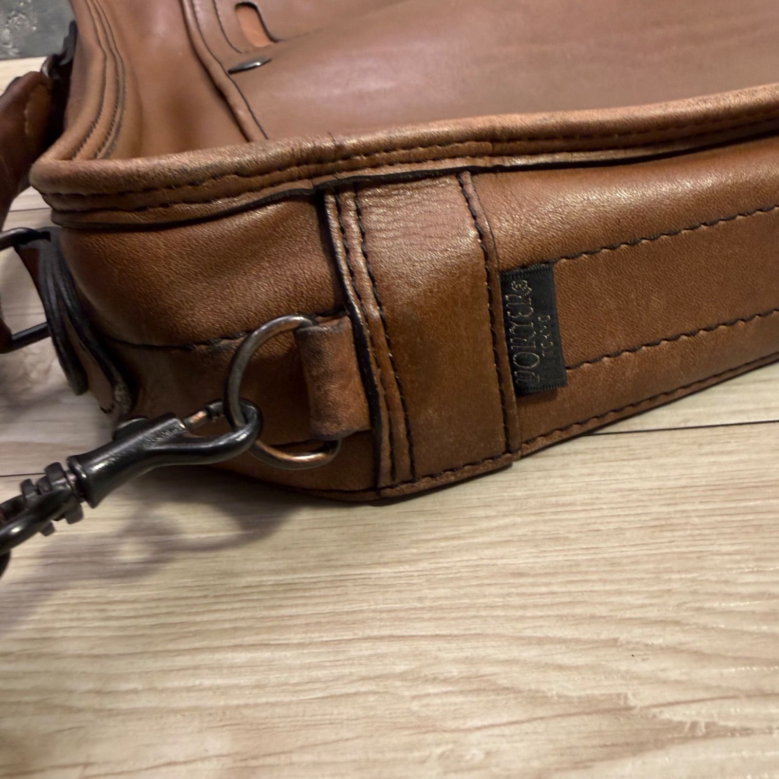 PORTER BARON ポーター バロン 2WAY レザー ショルダーバッグ ブリーフ