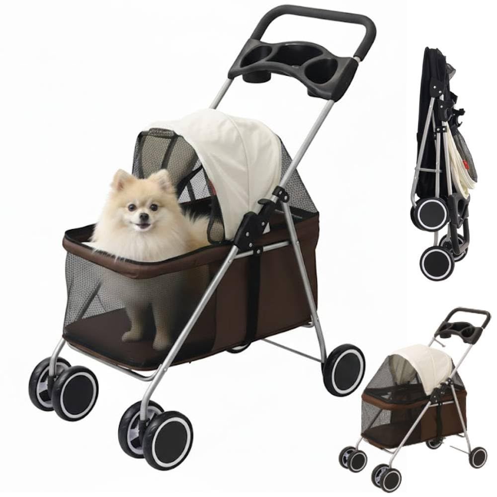 iimono117 ペットカート 犬用カート 前輪360°回転 後輪ブレーキ iimono117 ペットカート 犬用カート 前輪360°回転 後輪ブレーキ