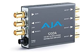 AJA 1x6 12G HD/SD SDI 再ロック分配アンプ