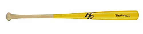 新品 ハイゴールド(Hi-GOLD) バット イエロー 83cm 硬式用竹製バット WBT-8200H