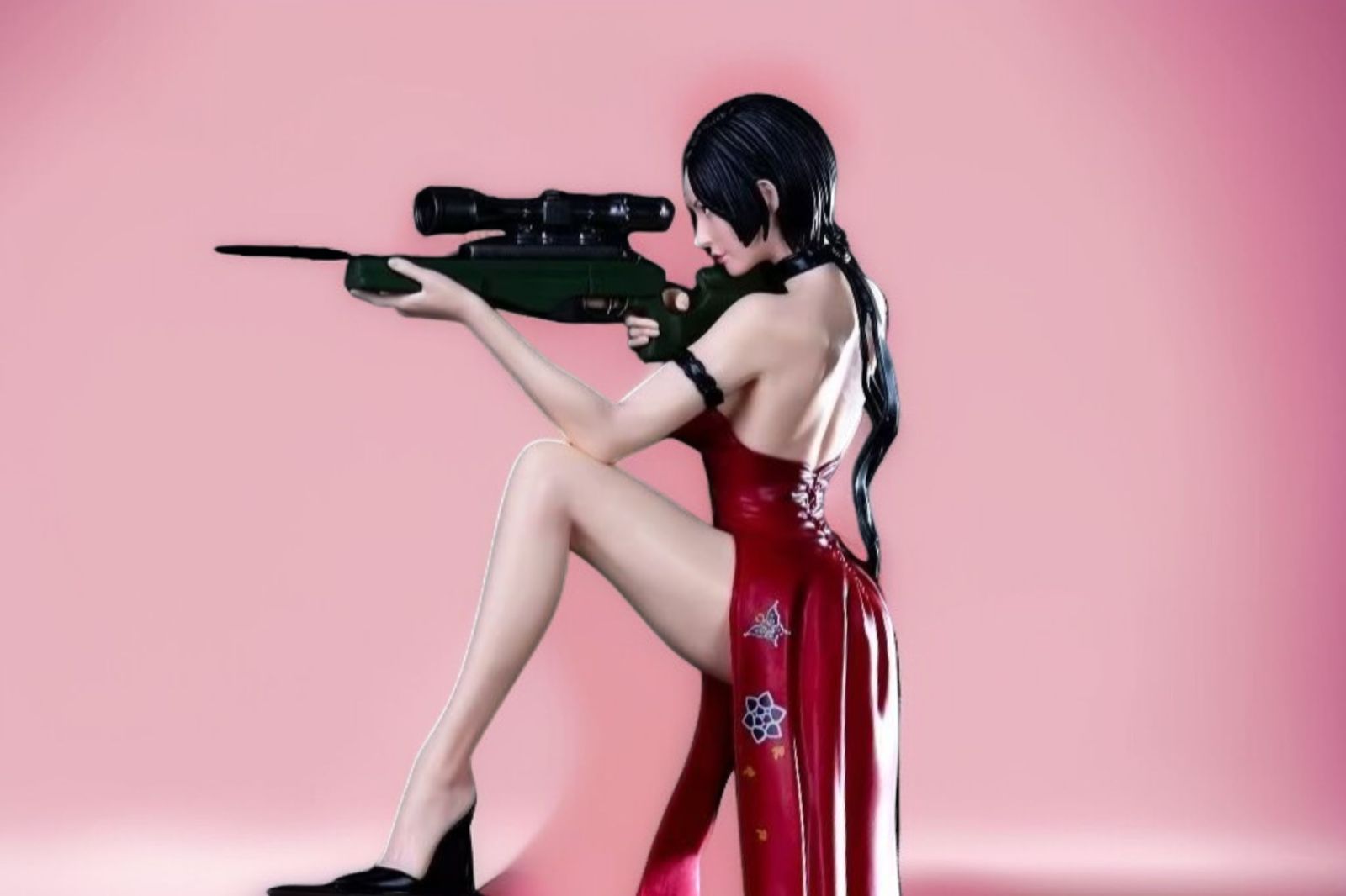 ★未使用 バイオハザード エイダ ウォン 1/6 フィギュア 34cm レア品！ ☆未使用 BIOHAZARD エイダ ウォン 1/6 フィギュア 約34㎝ ライフル