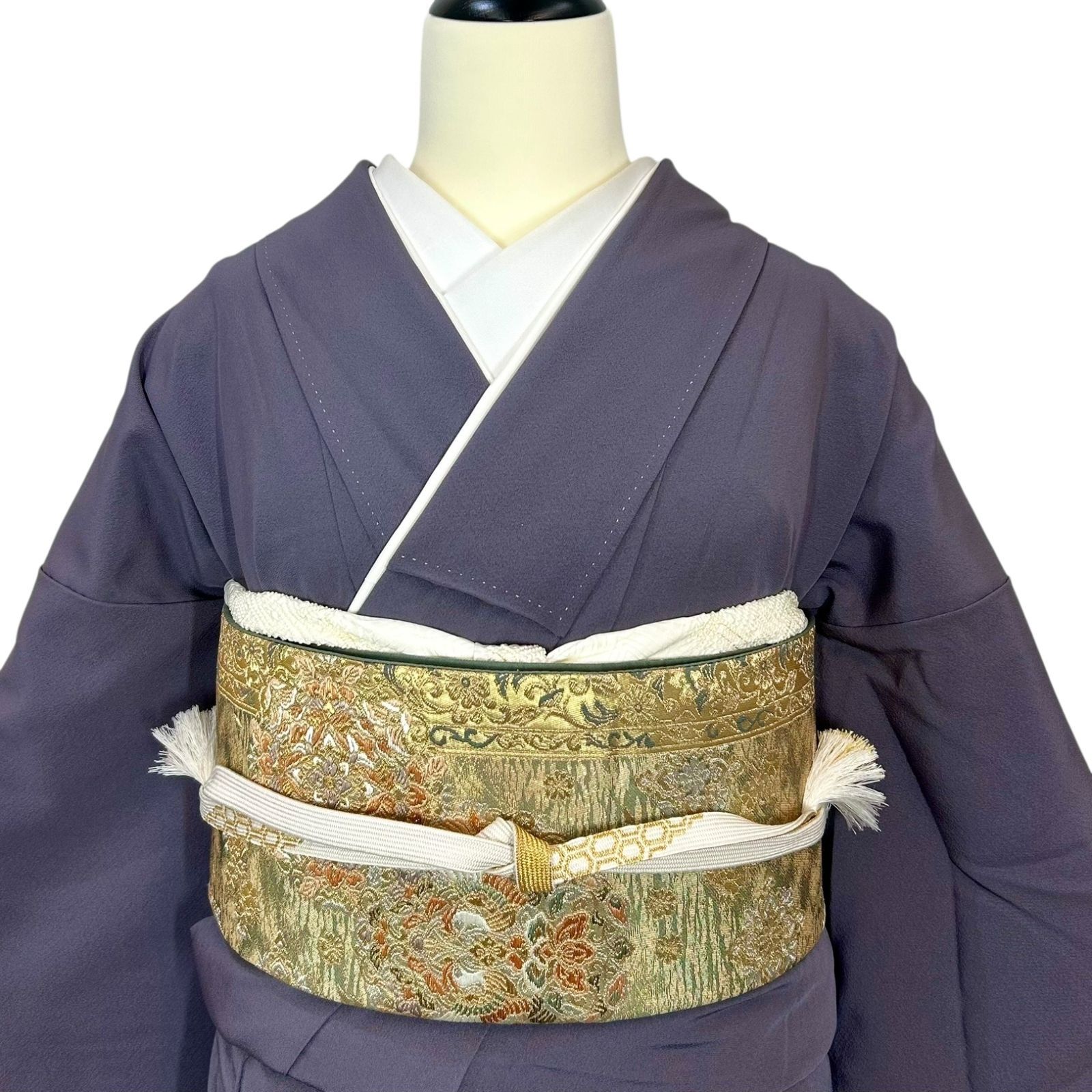 N【正絹・一つ紋 色留袖＋袋帯セット】 色留袖5点フルセット 1つ紋 正絹 - メルカリ