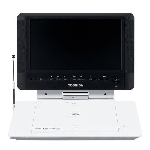 【中古】TOSHIBA ポータロウ 9V型ワイドポータブルDVDプレーヤー ワンセグ録画対応モデル SD-P93DTW シェルホワイト 15,120円