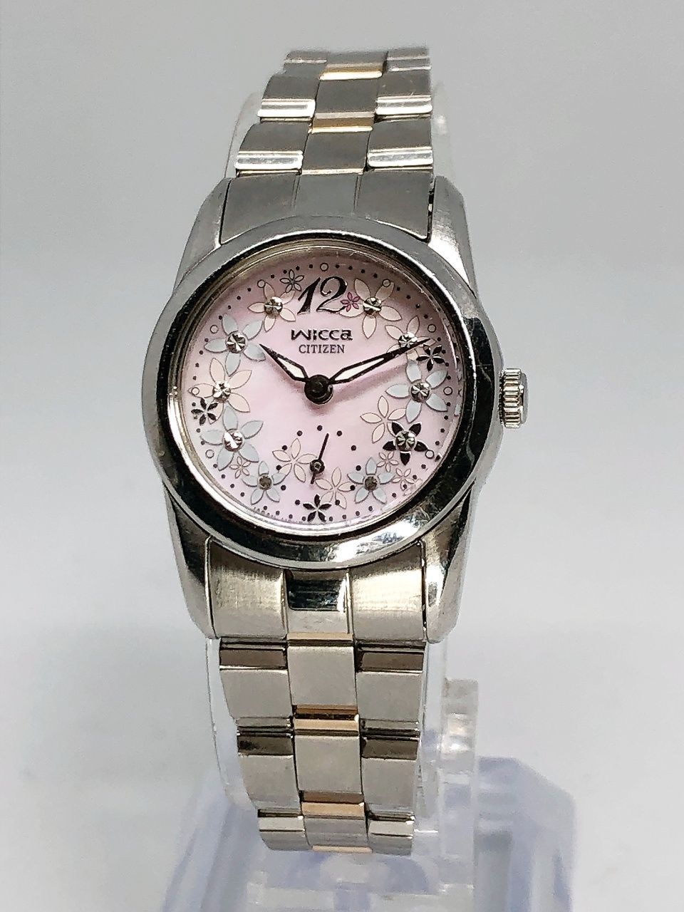 CITIZEN wicca ウィッカ 限定モデル フラワーデザイン ピンク 5930