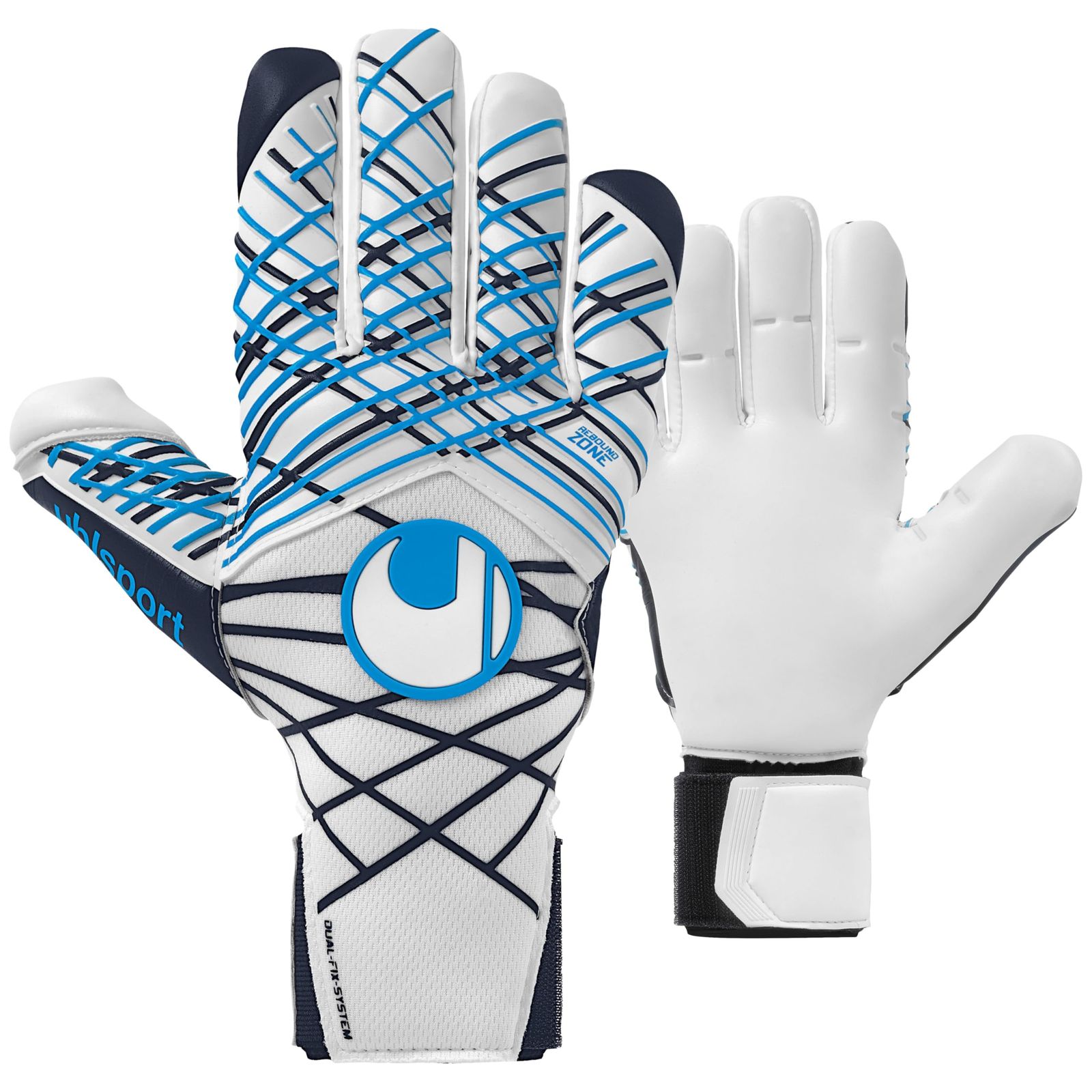 新品 uhlsport (ウールシュポルト) 試合用 サッカー GK キーパーグローブ アブソルートグリップ タイト ハーフネガティブ 1011364 01 9