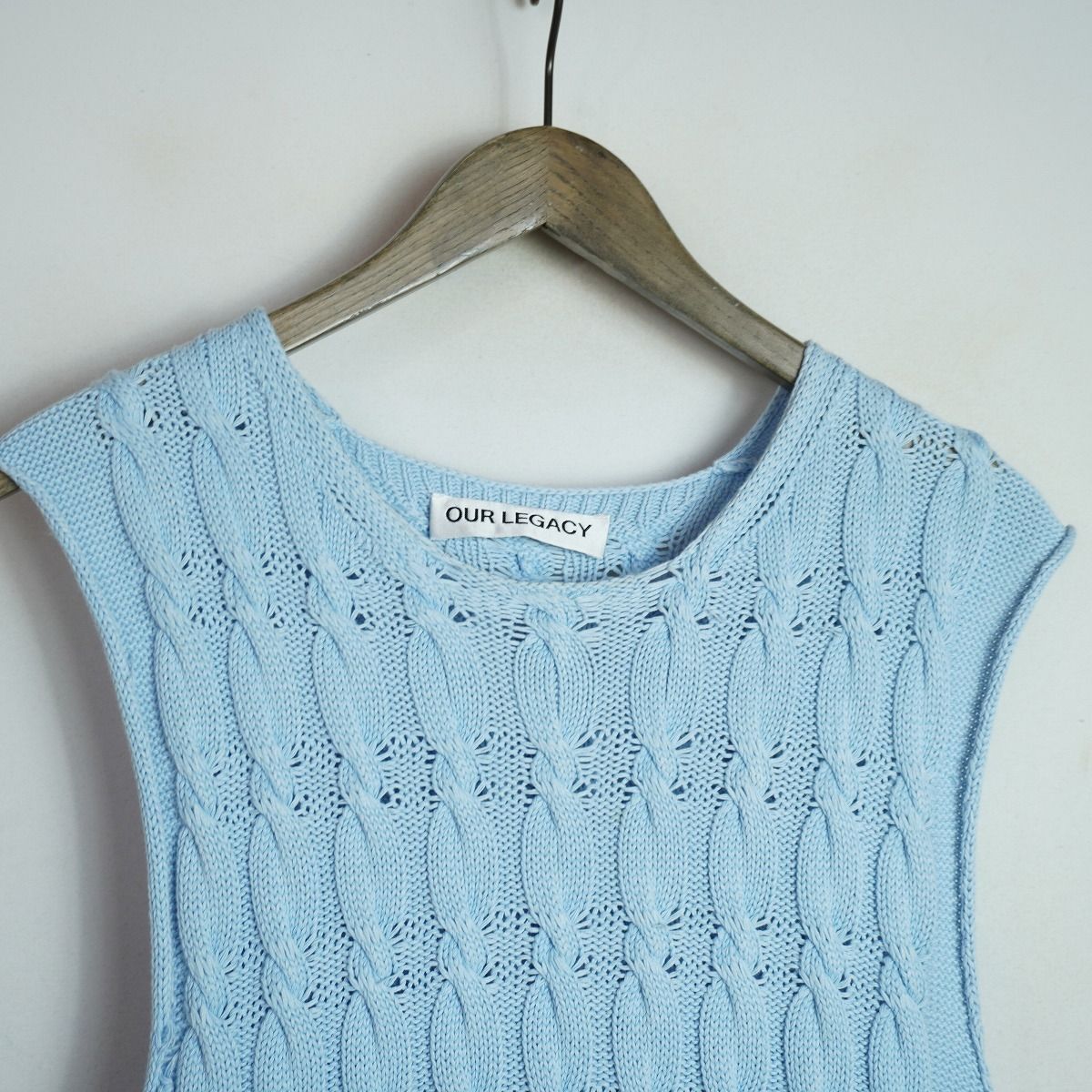 正規 25SS OUR LEGACY アワーレガシー PLEASER TANK / NATURAL DYE SKY 
