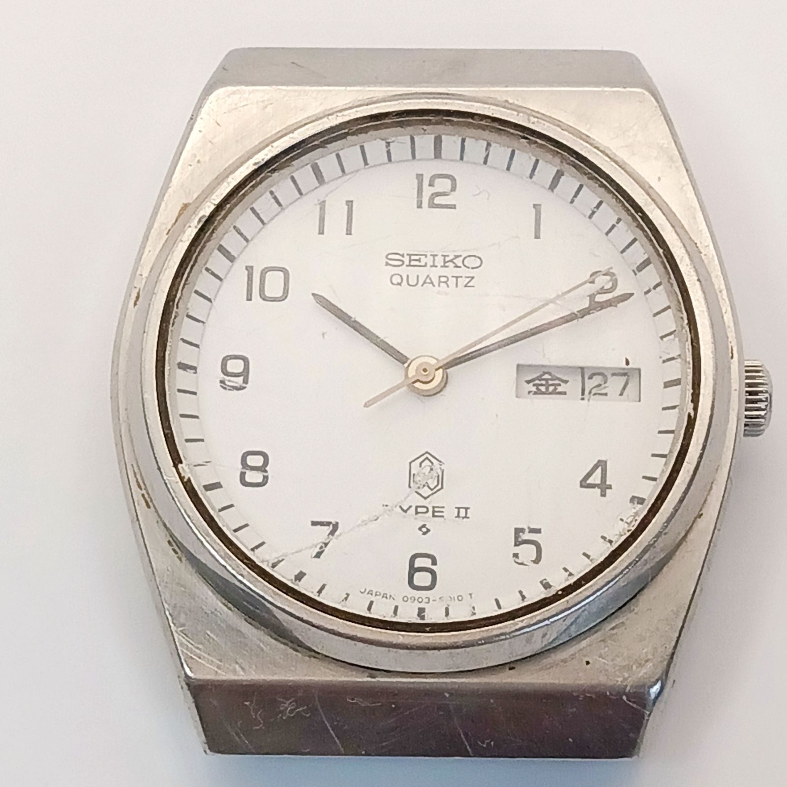 稼働 良品】0327-1 SEIKO TYPEⅡ セイコー タイプ2 0903-6000 メンズ 