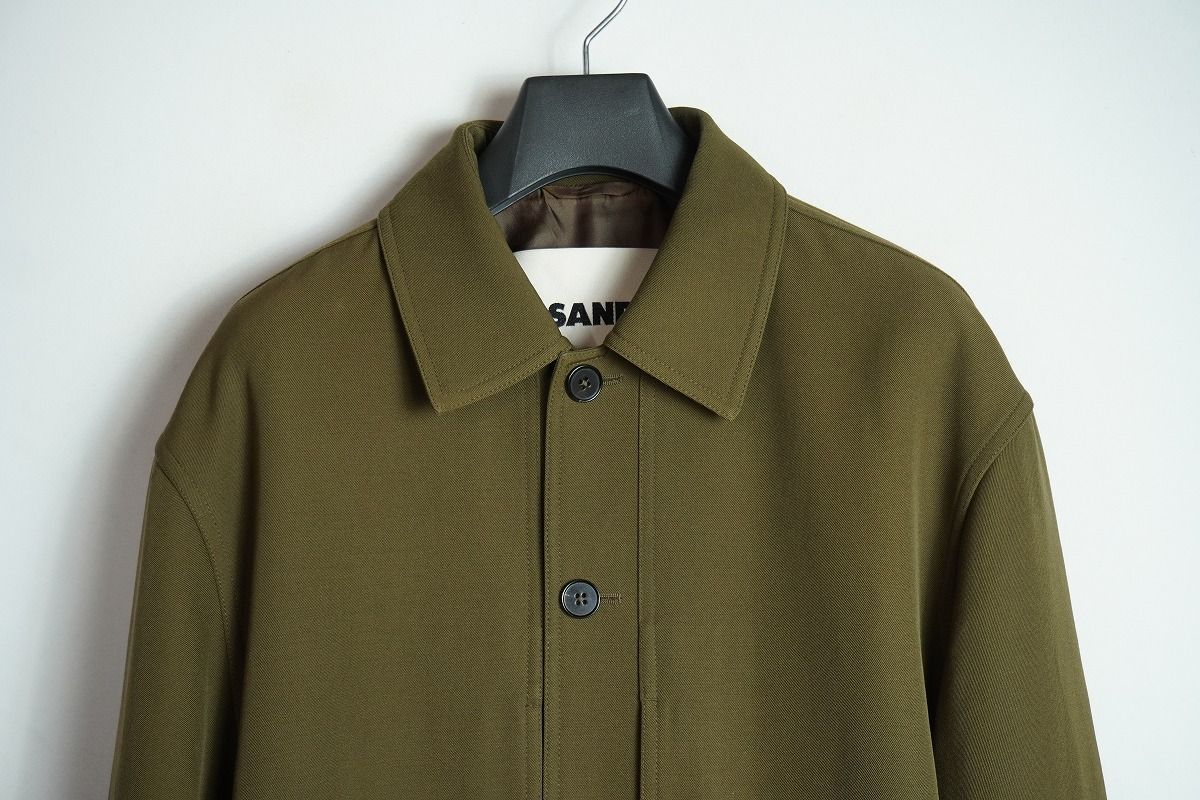 正規 20AW JIL SANDER ジルサンダー Wool Jacket オーバー ウール 