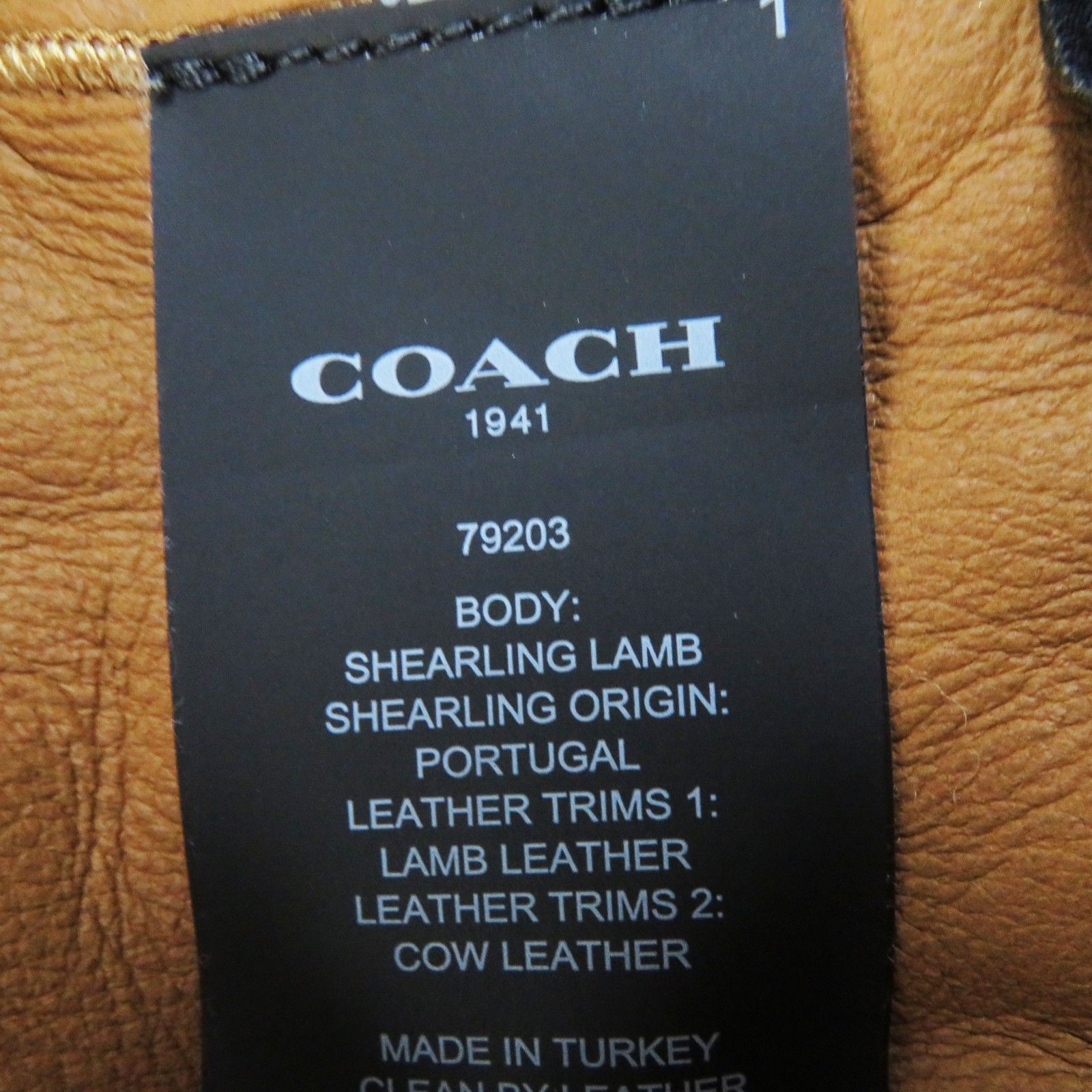 ドンドン見直し】美品◎COACH コーチ 79203 ムートン ラムレザー 