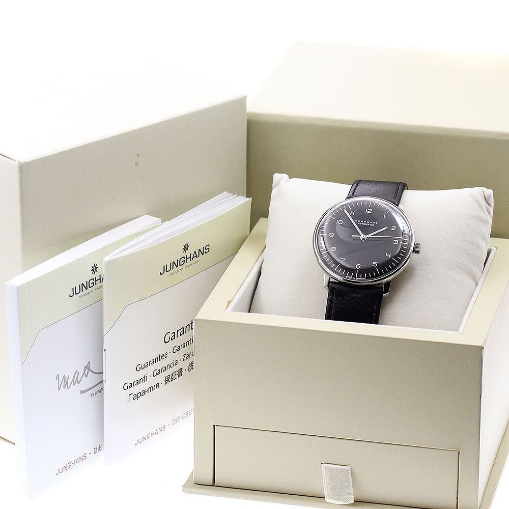 訳あり ユンハンス JUNGHANS 027/3400.00 マックスビル 自動巻き 