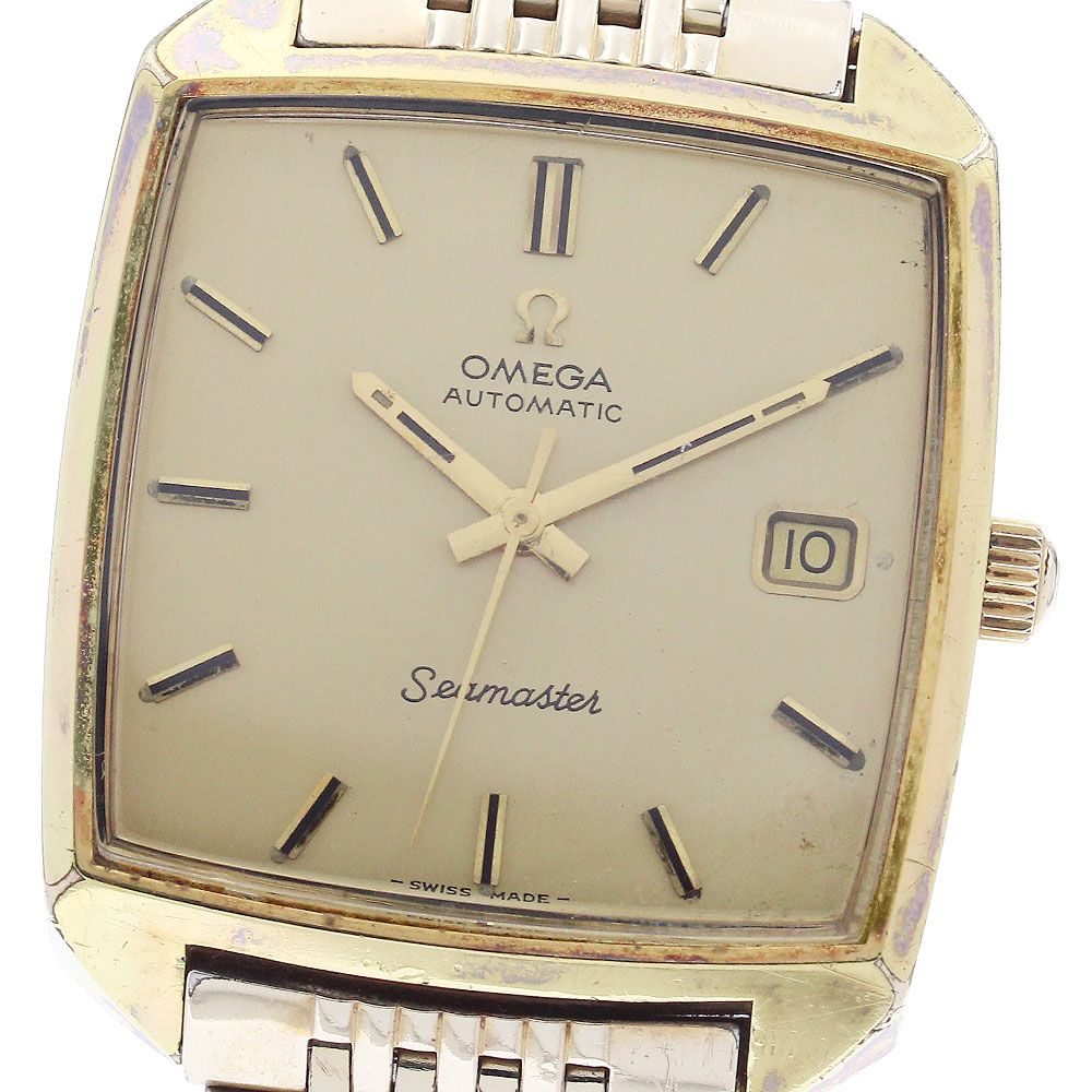 オメガ OMEGA シーマスター スクエア デイト 自動巻き メンズ _943223 