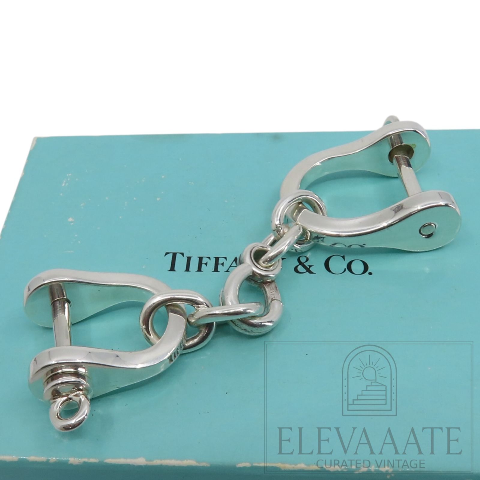 希少 美品 Tiffany&Co. ヴィンテージ ティファニー ラージ オーバル 