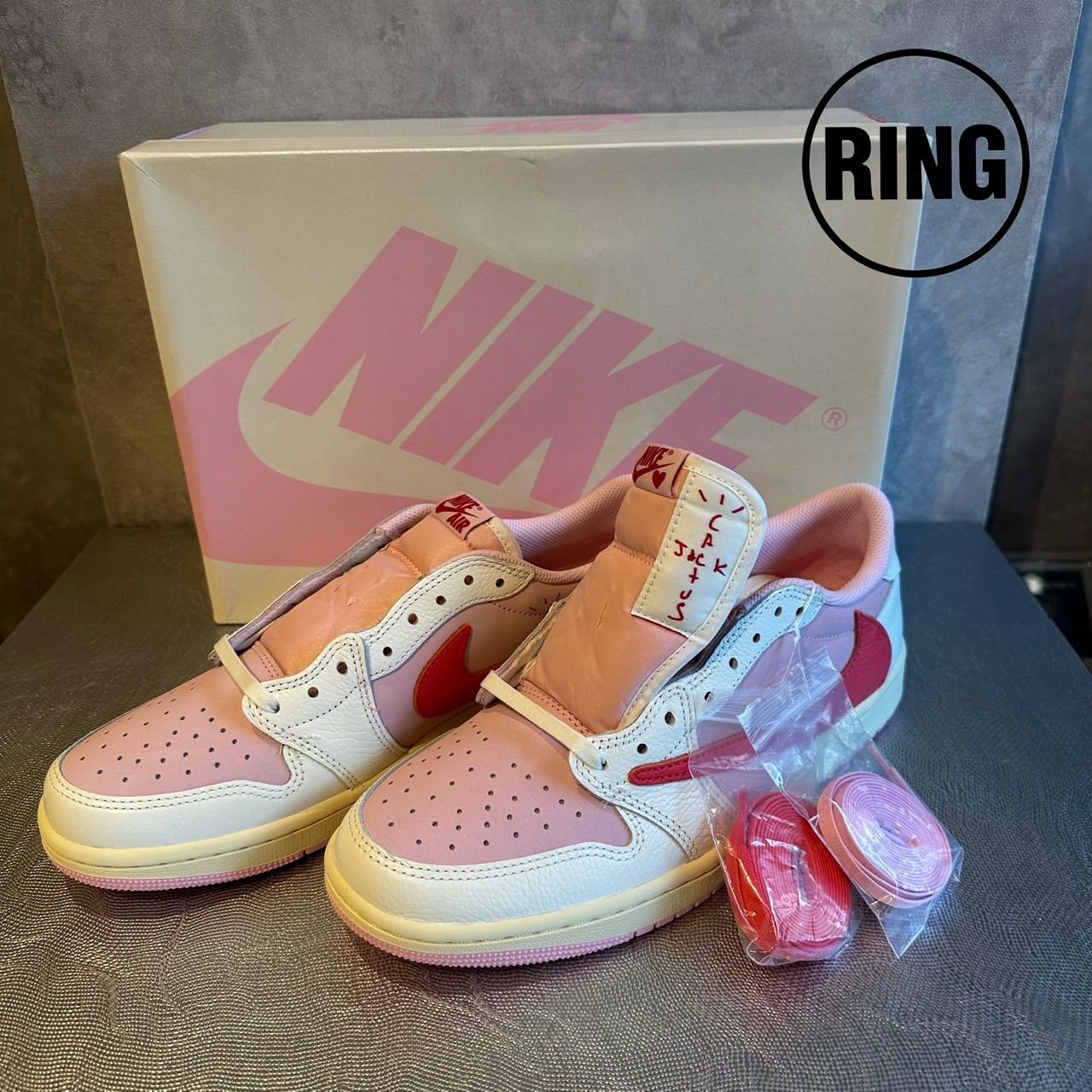Travis Scott x Nike Air Jordan 1 Retro Low OG “Sail/Tropical Pink 