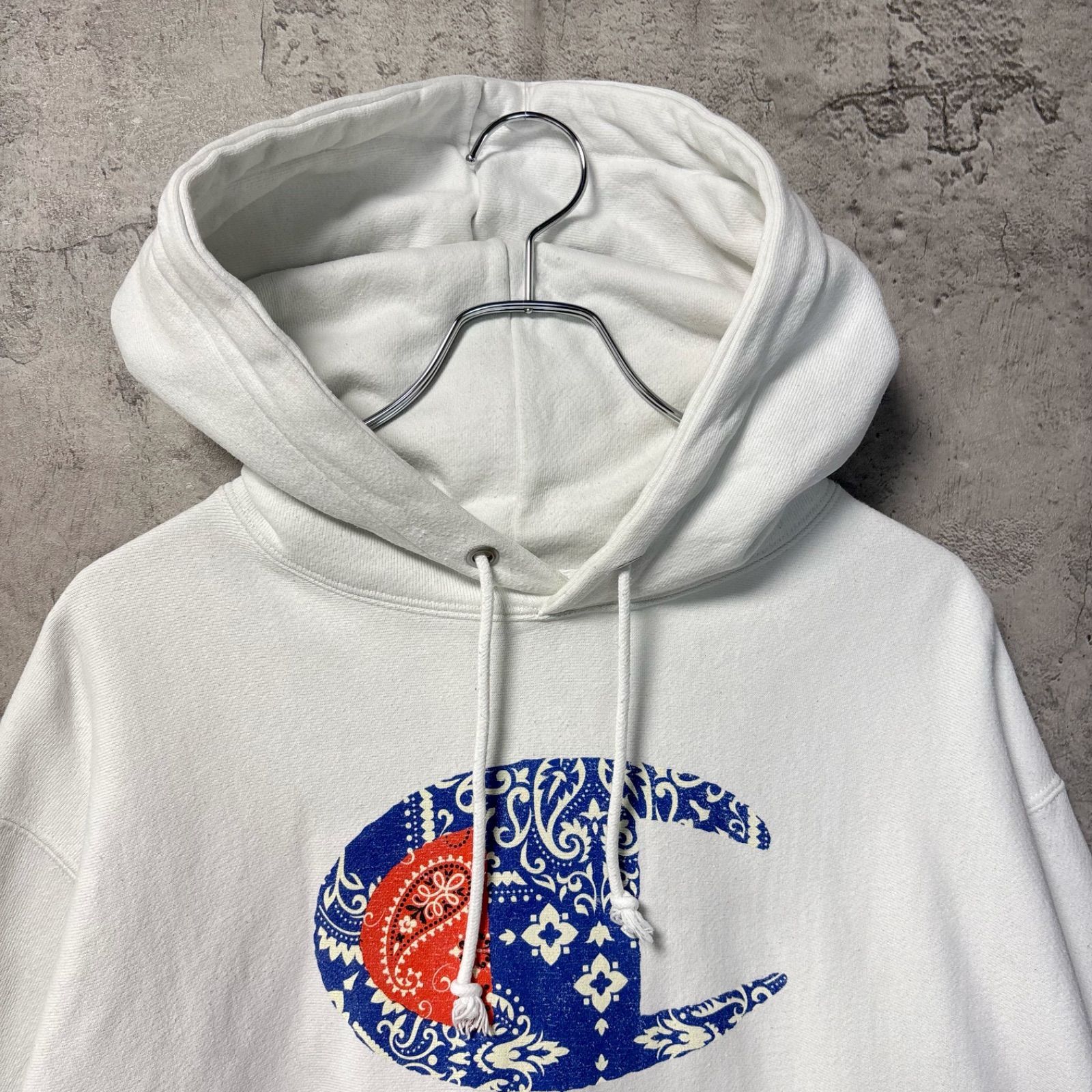 Champion チャンピオン リバースウィーブ 希少 バンダナ柄 ペイズリー 