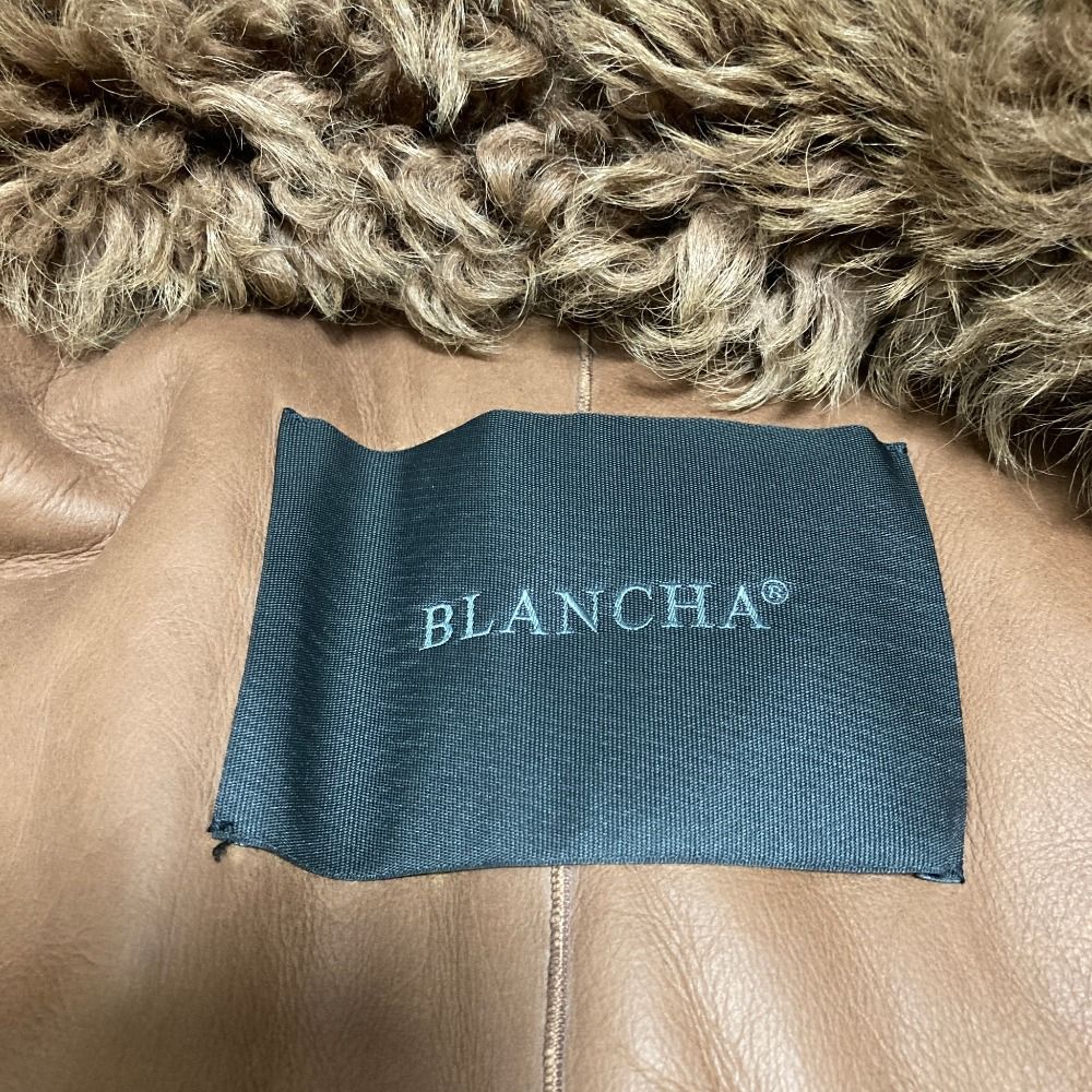 良品 BLANCHA ブランカ ムートンベスト サイズ40 ブラウン レディース 古着 中古 USED 良品 BLANCHA ブランカ ムートンベスト サイズ40 ブラウン レディース
