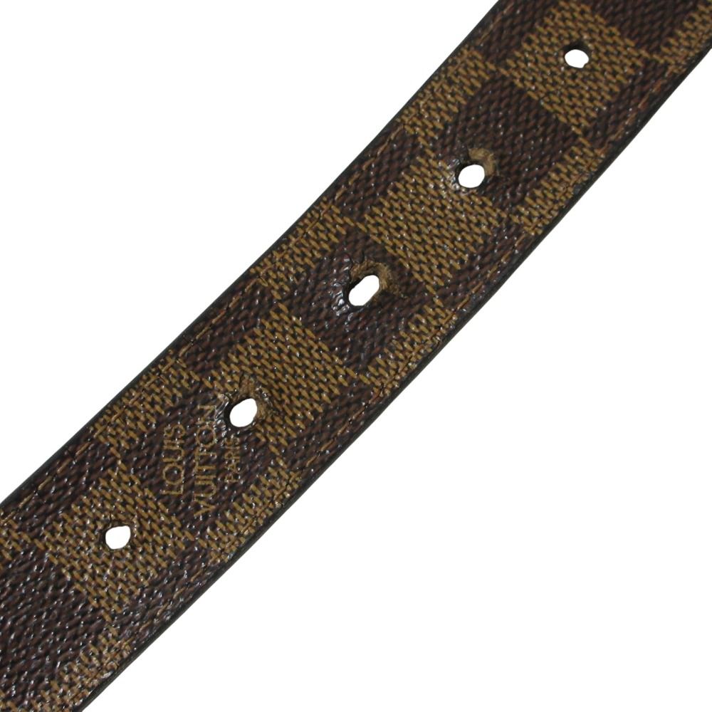 良品 Louis Vuitton ルイヴィトン ダミエ サンチュール キャレ ベルト