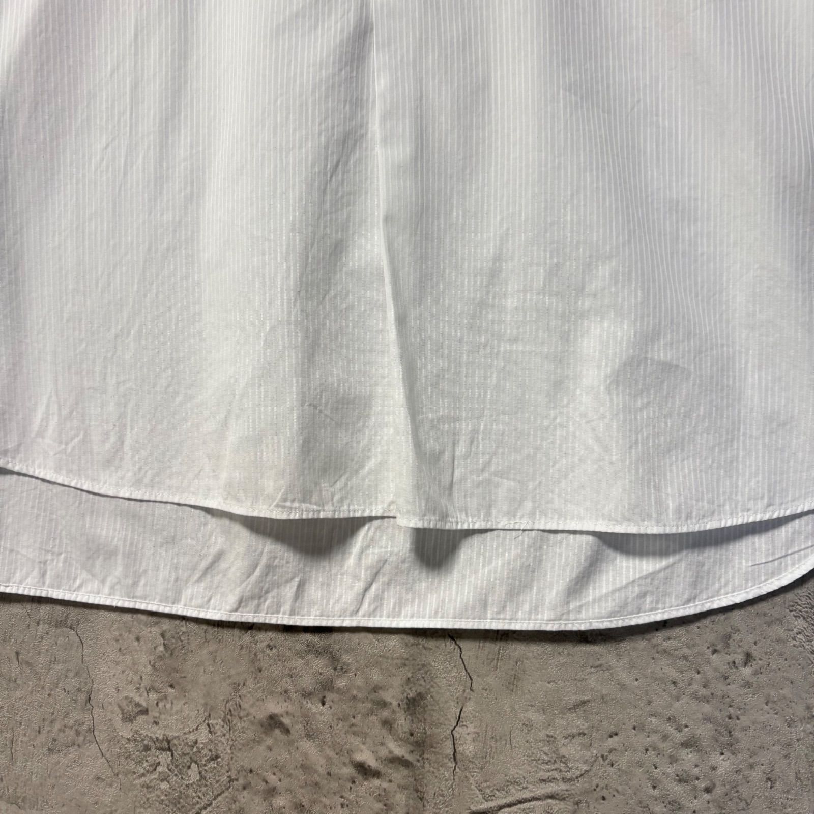 pas de calais パドカレ バンドカラーシャツ プルオーバー チュニック 