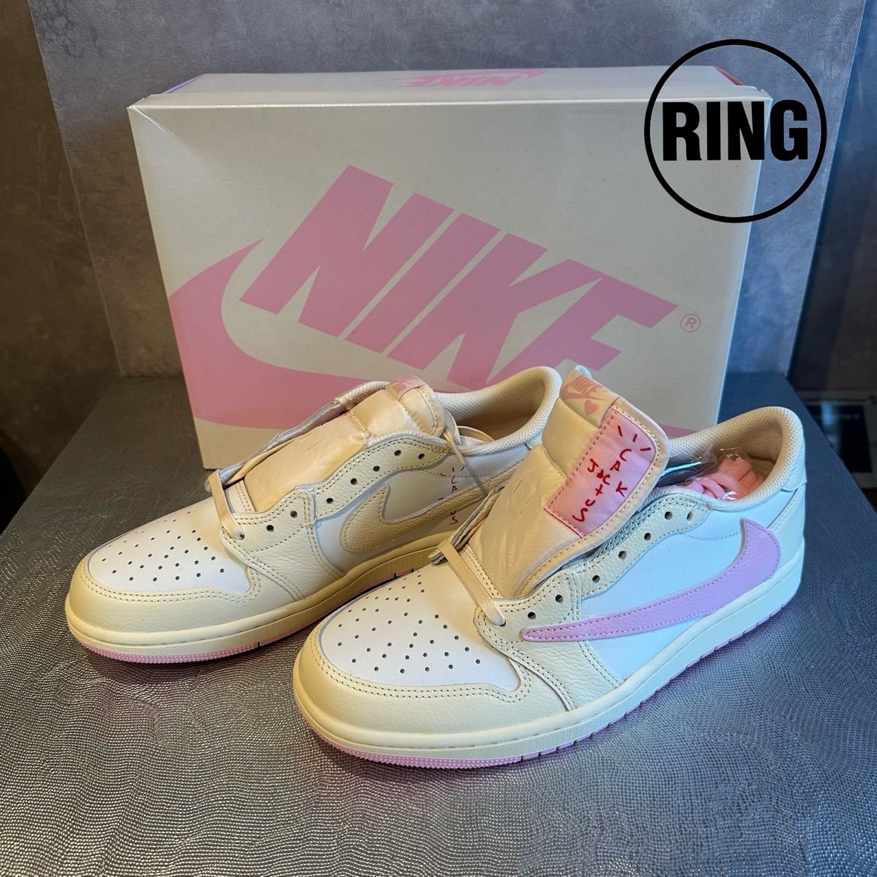 Travis Scott x Nike Air Jordan 1 Retro Low OG “Shy Pink/Muslin 