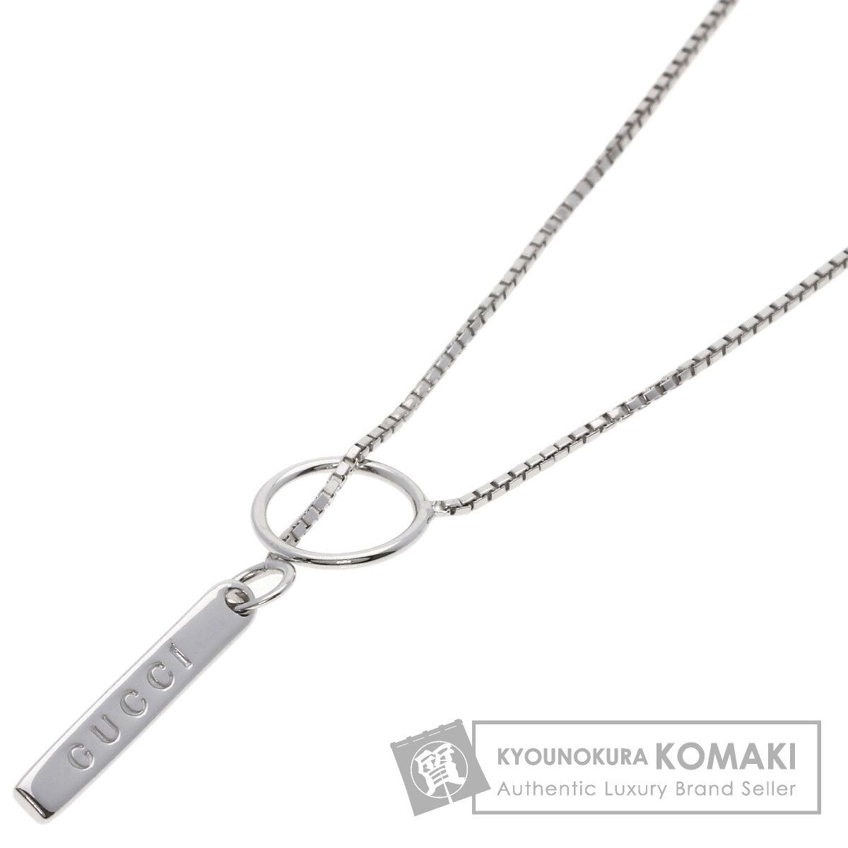 GUCCI グッチ ラリアット ネックレス K18WG レディース [中古] - メルカリ