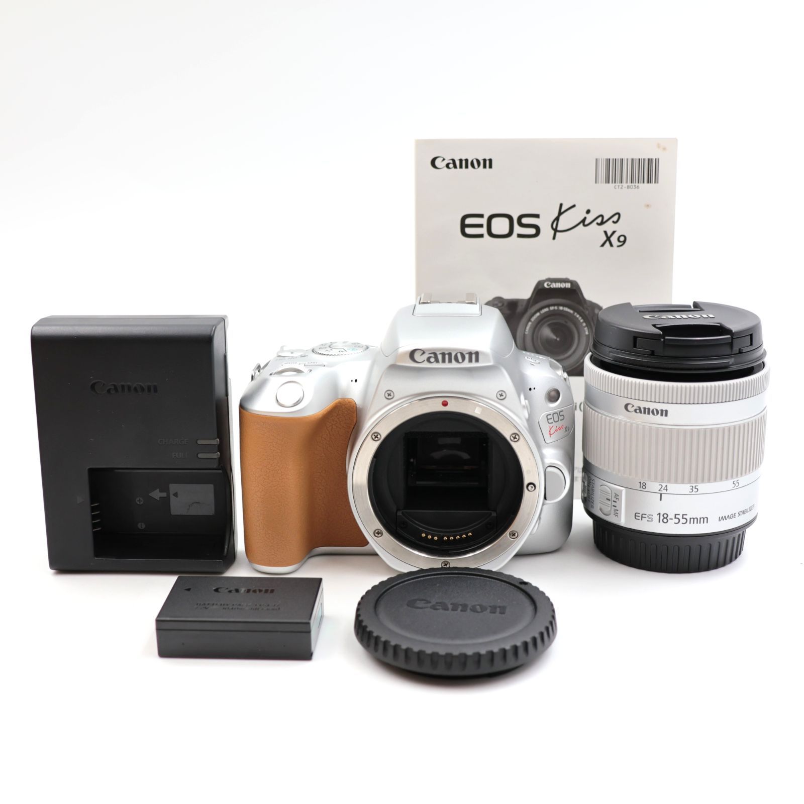 □シャッター数5707枚！極上品□ CANON EOS Kiss X9 シルバー レンズ 