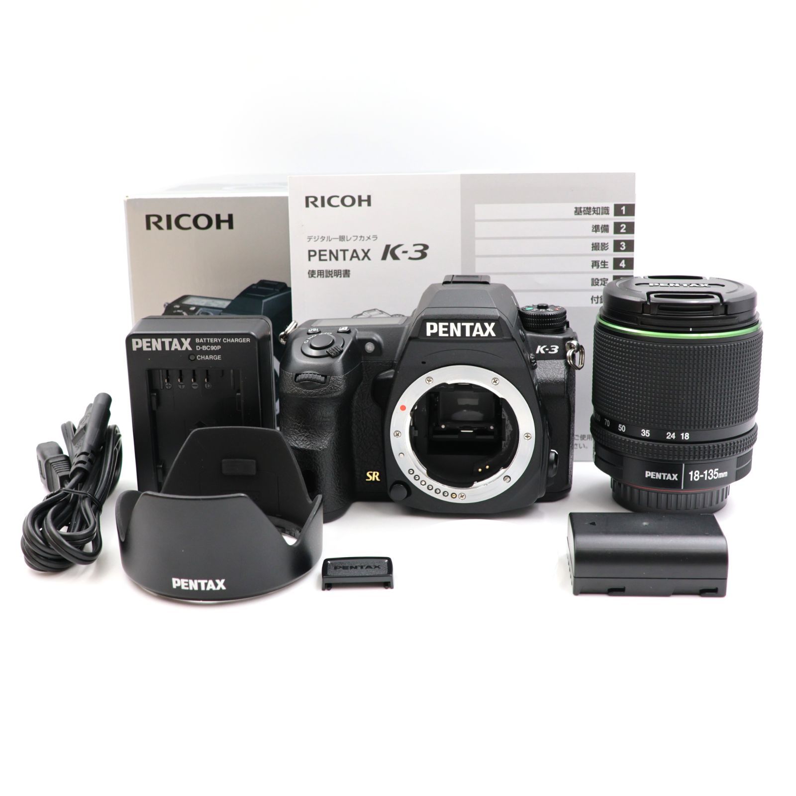 □シャッター数12466枚！良品□ PENTAX K-3 18-135WR レンズキット 
