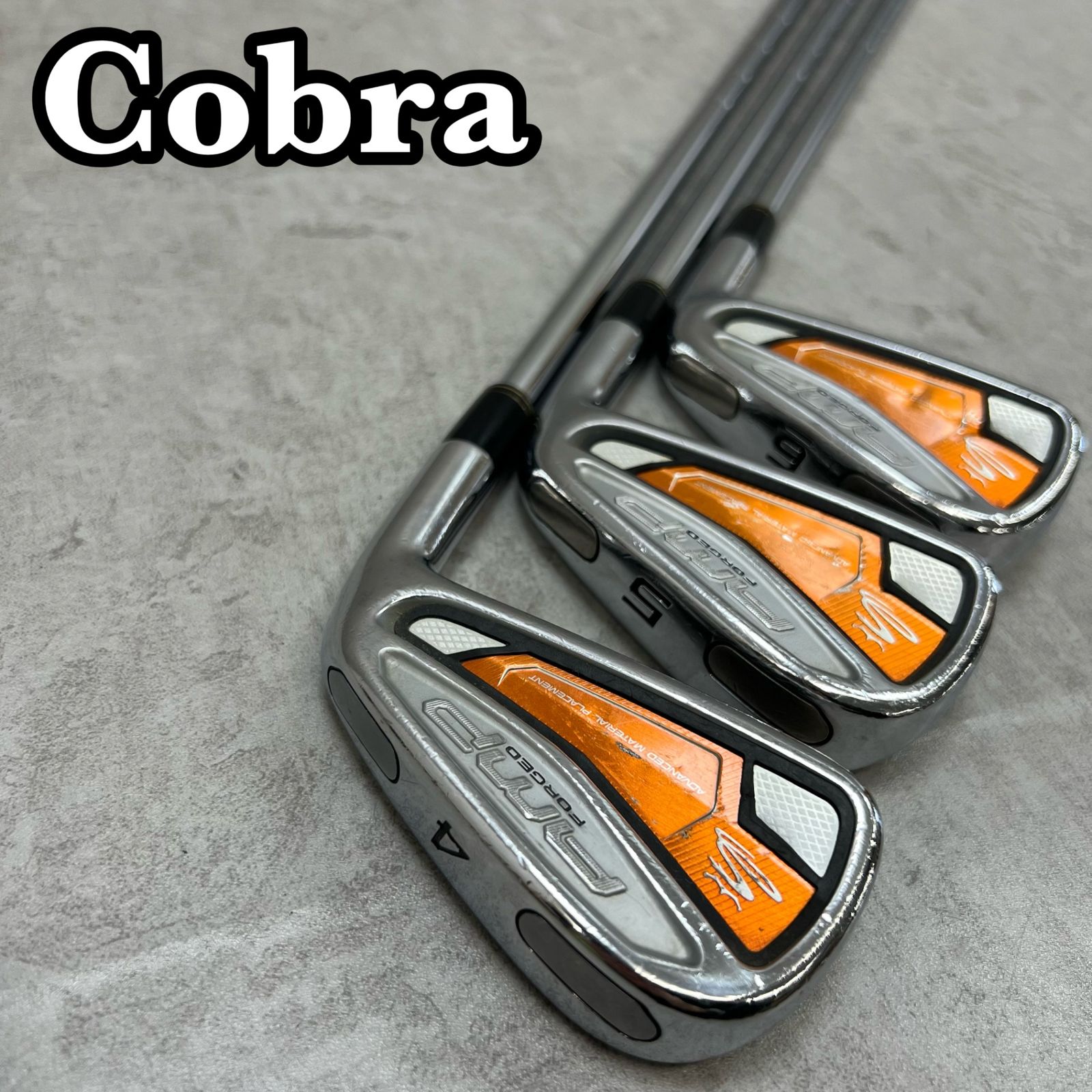 Cobra コブラ AMP FORGEO メンズゴルフ 4番アイアン 5番アイアン 6番 