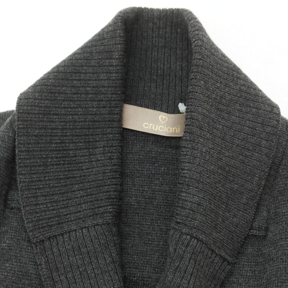 中古】クルチアーニ CRUCIANI ウール ショールカラー ダブル6B