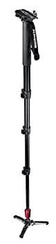 【中古】Manfrotto 一脚 フルードビデオ一脚 ビデオカメラプレート付 アルミニウム製 562B-1