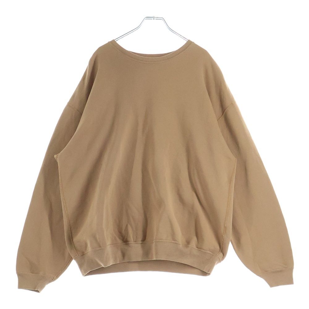 【美品】AURALEE / スウェット　ブラウン AURALEE (オーラリー) SUPER SOFT HEAVY SWEAT P/O スーパーソフト