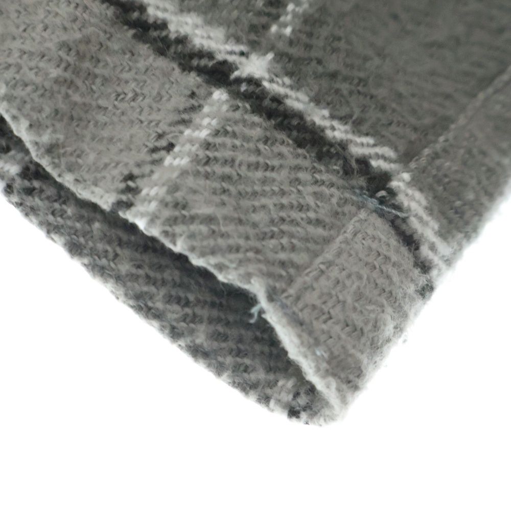 TENDERLOIN (テンダーロイン) FLANNEL CHECK COAT GREY ノー TENDERLOIN (テンダーロイン) FLANNEL CHECK COAT GREY ノー