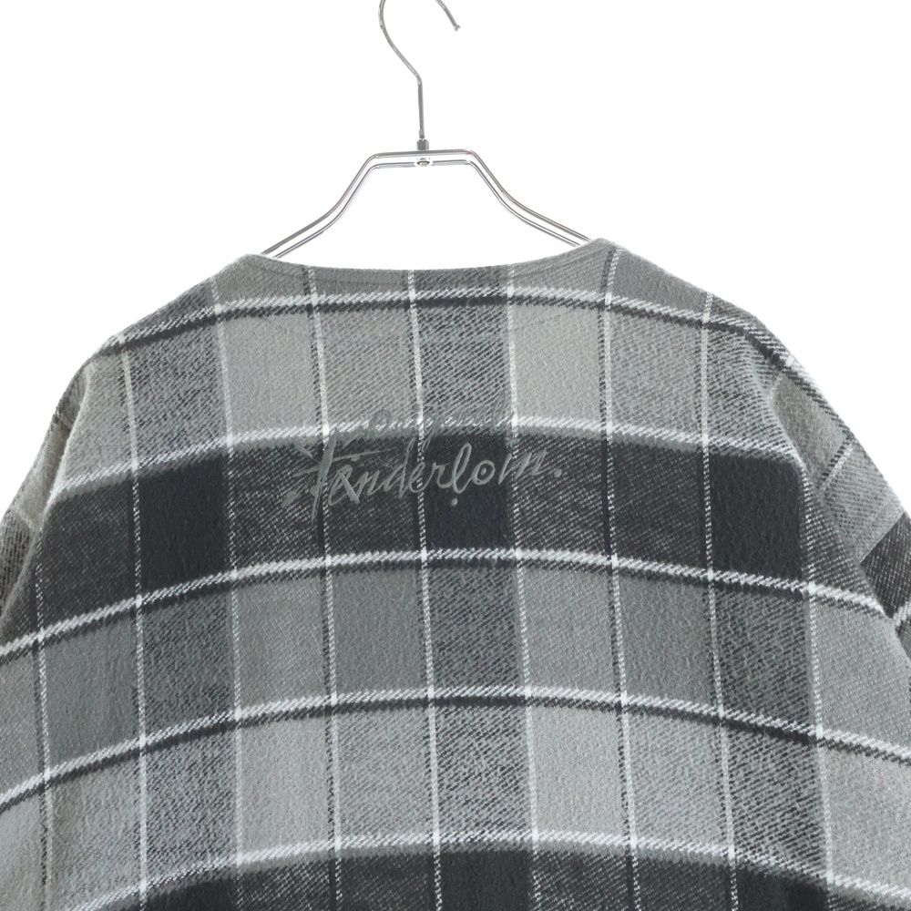 TENDERLOIN (テンダーロイン) FLANNEL CHECK COAT GREY ノー TENDERLOIN (テンダーロイン) FLANNEL CHECK COAT GREY ノー