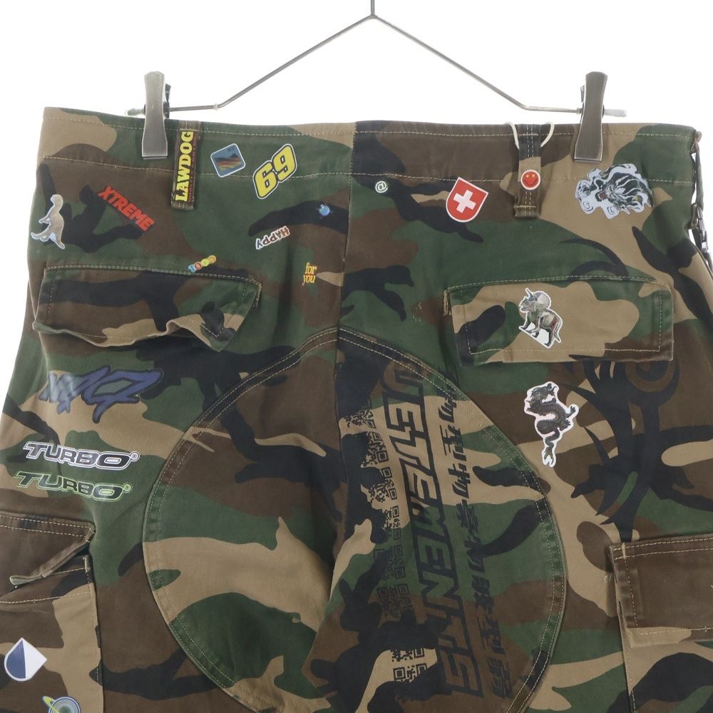 VETEMENTS (ヴェトモン) 18AW Sticker Cargo Pants MAH19PA205