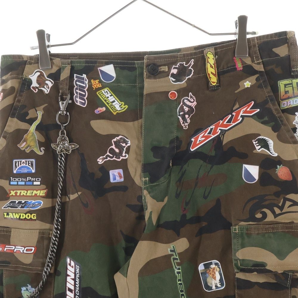 VETEMENTS (ヴェトモン) 18AW Sticker Cargo Pants MAH19PA205