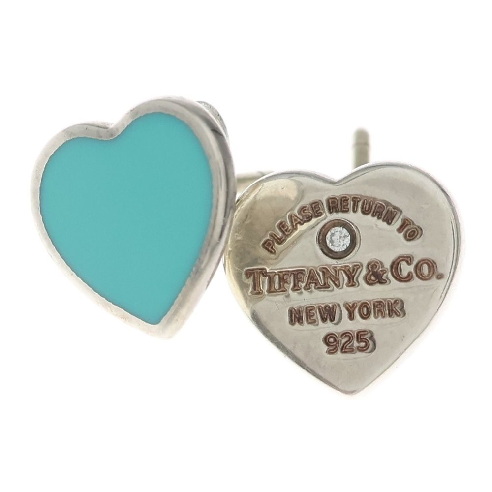 TIFFANY & Co. (ティファニー) リターントゥハート ダイヤ付ピアス 