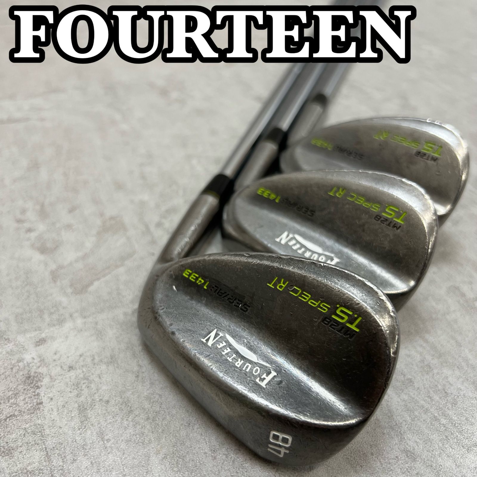 2000本限定品　FOURTEEN　フォーティーン　MT28　T.S　SPEC　RT　メンズゴルフ　ウェッジ3本セット　PW　ピッチング　AW　アプローチ　SW　サンド　48、53、58°　S　右利き用 2000本限定品 FOURTEEN フォーティーン MT28 T.S SPEC RT メンズゴルフ