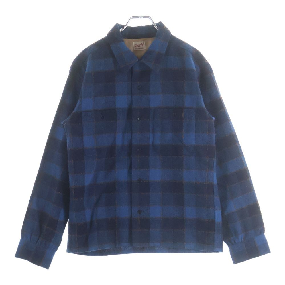 TENDERLOIN (テンダーロイン) WOOL SHT WP ウールチェック 長袖シャツ 
