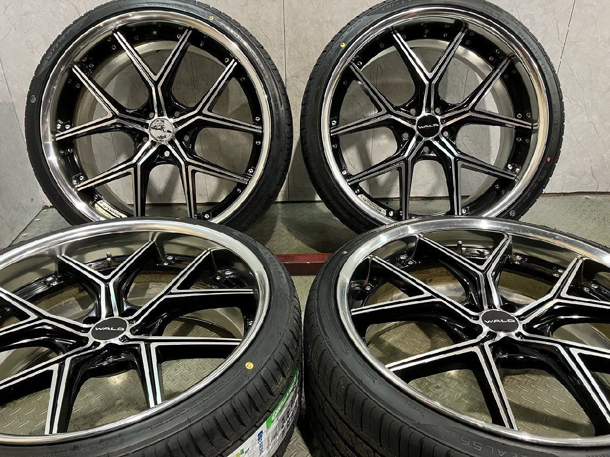 タイヤ新品 25年製【GRENLANDER L-ZEAL56 265/30ZR22】夏タイヤ【WALD イリマ I12-C 22インチ 10J5HPCD120+28/+25】レクサスLS等 (MTI015)