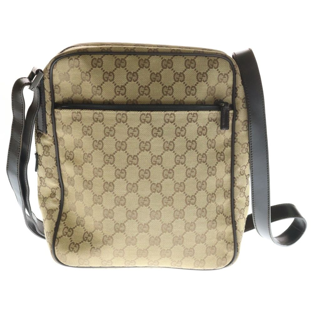 新作入荷，お買い得 GUCCI (グッチ) GGキャンバス クロスボディ 